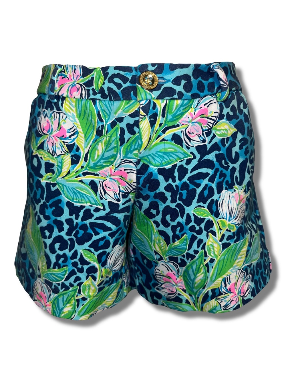 Lilly Pulitzer Floral Leopard Callahan Shorts